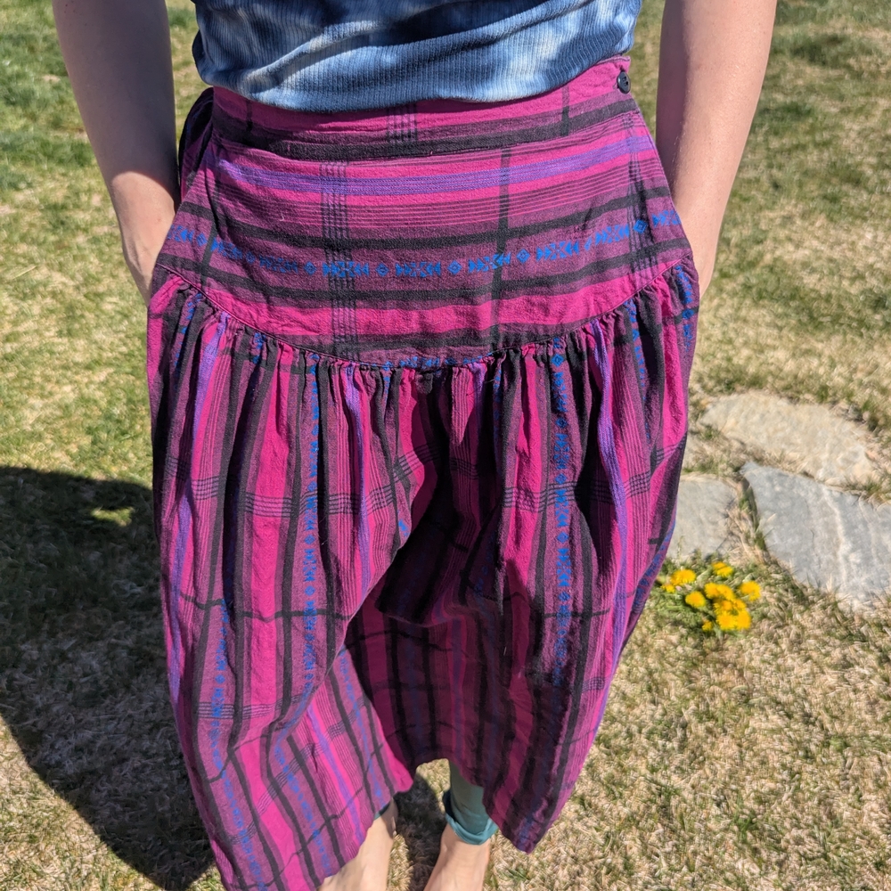 Plaid Purple Skirt